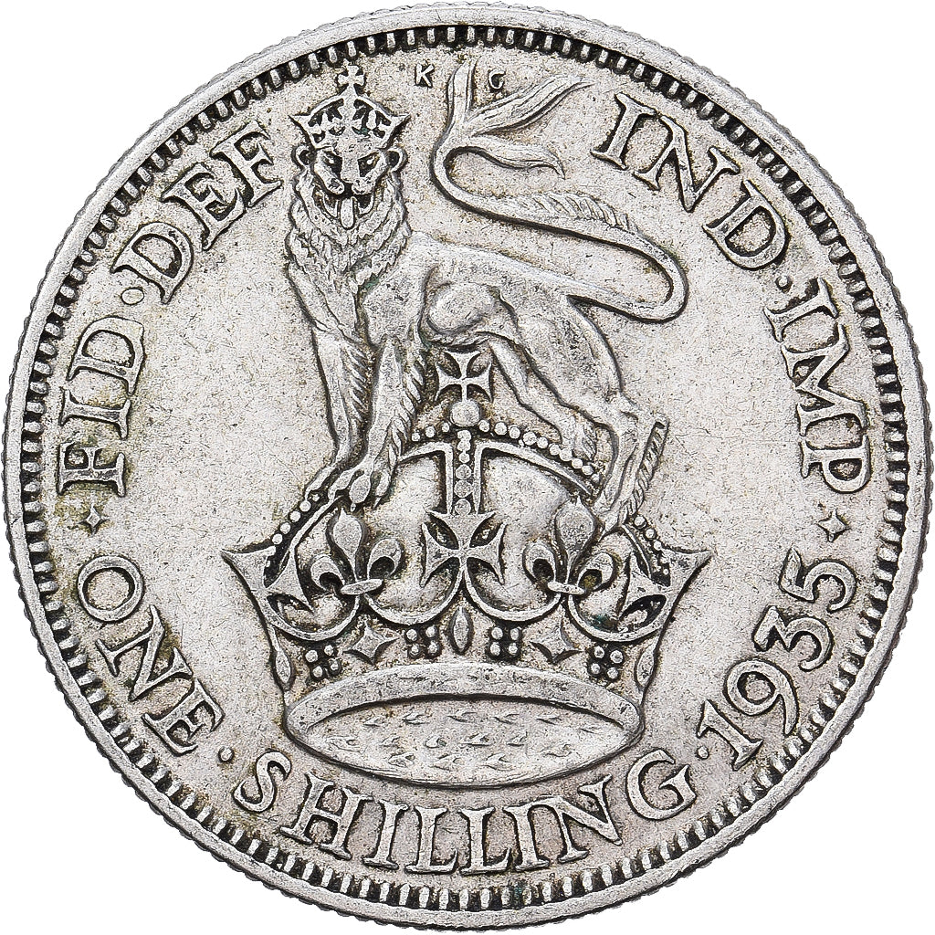 Grande-Bretagne, George V, Shilling, 1935, Argent, TTB, KM:833