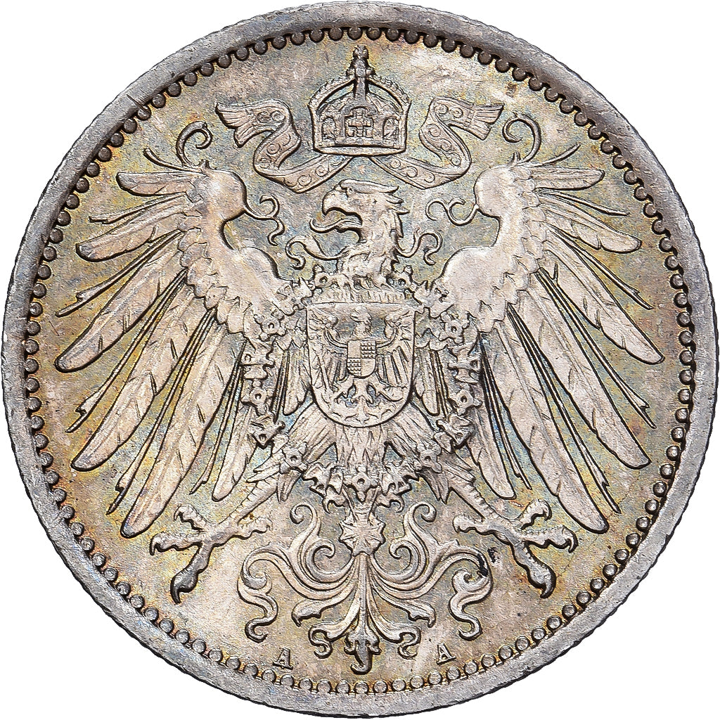 German Empire, Wilhelm II, Mark, 1915, Berlin, Silver, MS(60-62), KM:14
