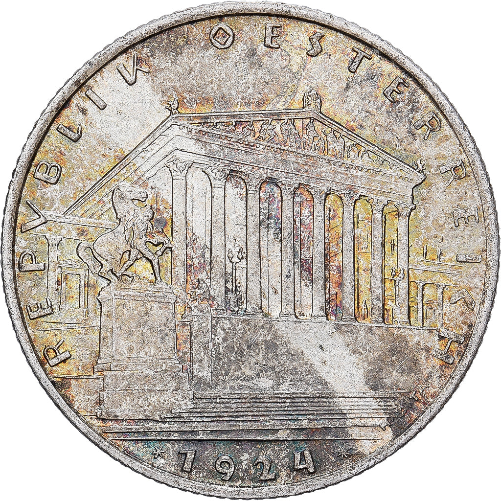 Autriche, Schilling, 1924, Vienne, Argent, SUP, KM:2835