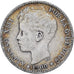 España, Alfonso XIII, Peseta, 1900, Madrid, Plata, BC+, KM:706