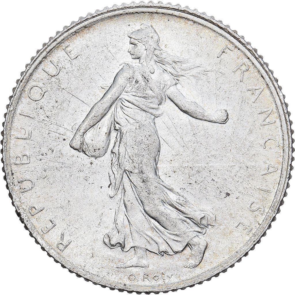 Frankreich, Franc, Semeuse, 1911, Paris, Silber, SS+, Gadoury:467, KM:844.1