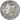 Grecia, George I, 20 Lepta, 1883, Paris, Plata, BC+, KM:44