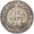 French Indochina, 10 Cents, 1914, Paris, Silver, VF(30-35), Lecompte:153, KM:9
