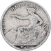 Suiza, 1/2 Franc, Helvetia, 1851, Plata, BC+, KM:8