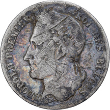 Belgium, Leopold I, 1/2 Franc, 1834, F(12-15), Silver, KM:6