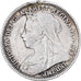 Grande-Bretagne, Victoria, 3 Pence, 1895, Argent, B+, KM:777