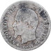 Frankreich, 20 Centimes, Napoléon III, 1860, Strasbourg, Silber, SGE+, KM:778.2