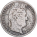 Francia, 50 Centimes, Louis-Philippe, 1845, Rouen, Plata, BC, Gadoury:408