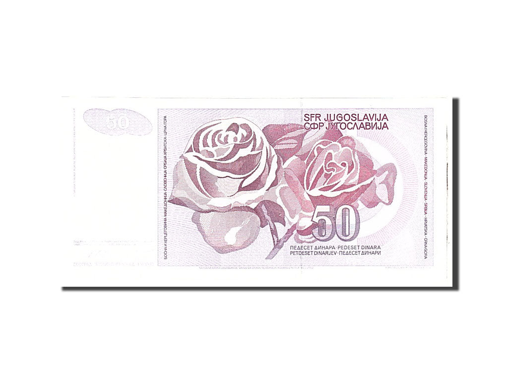 Banknote, Yugoslavia, 50 Dinara, 1990, 1990-06-01, KM:104, UNC(65-70)