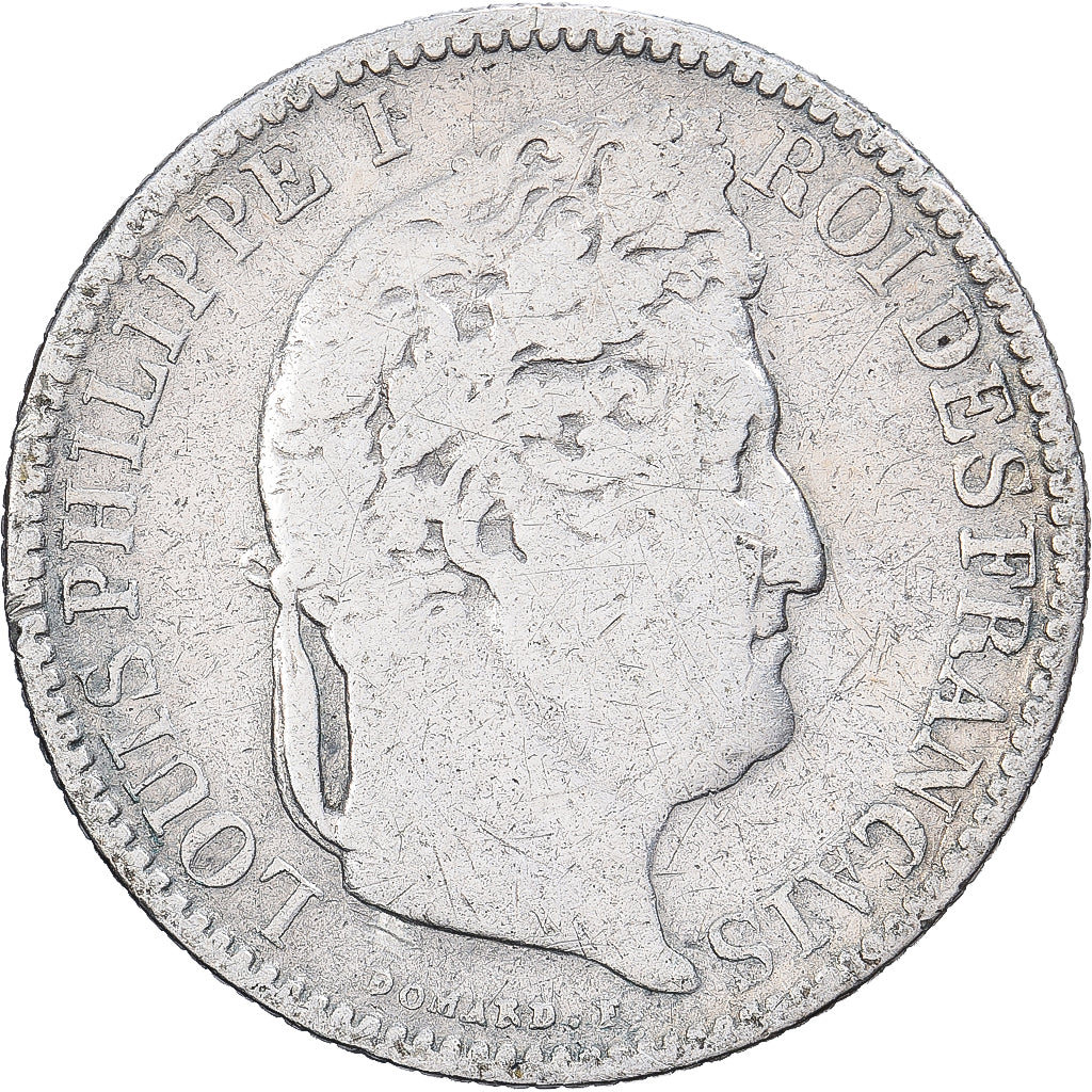 Francja, 50 Centimes, Louis-Philippe, 1847, Paris, Srebro, F(12-15)