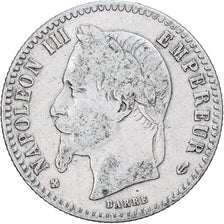 Francja, 50 Centimes, Napoléon III, 1864, Strasbourg, Srebro, VF(30-35)