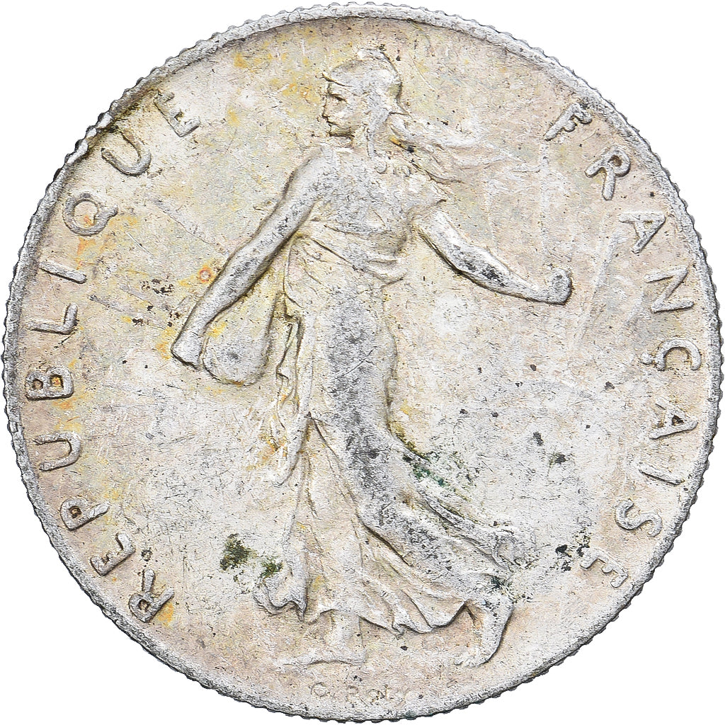 Francia, 50 Centimes, Semeuse, 1899, Paris, Plata, MBC+, Gadoury:420, KM:854