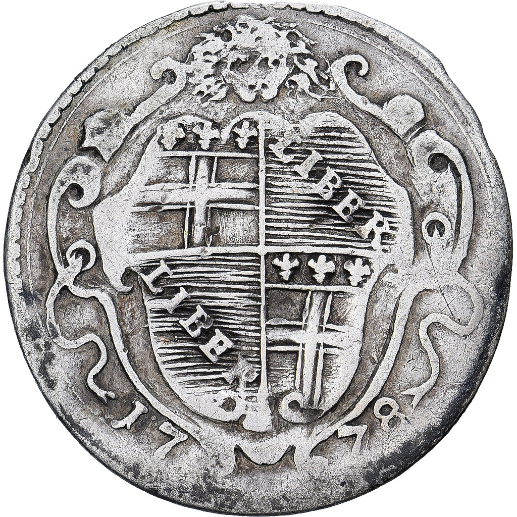 CITTÀ DEL VATICANO, PAPAL STATES-BOLOGNA, Pius VI (Sestus), 5 Bolognini