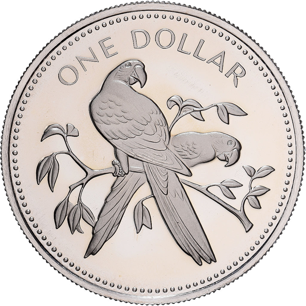 Belize, Dollar, 1974, Franklin Mint, Copper-nickel, MS(65-70), KM:43