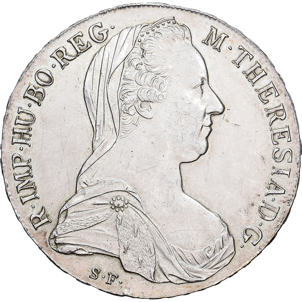 Autriche, Joseph II, Thaler, 1780, Refrappe, Argent, TTB, KM:T1