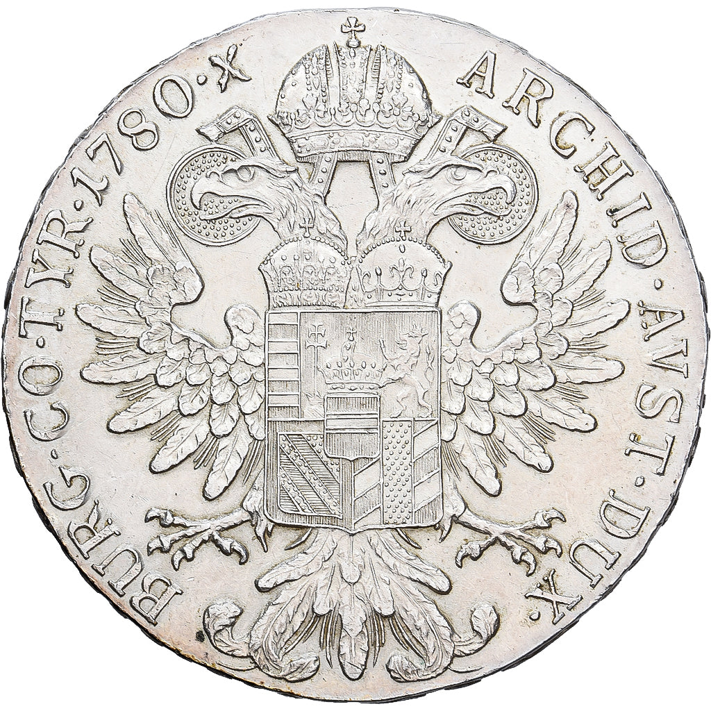 Autriche, Joseph II, Thaler, 1780, Refrappe, Argent, TTB, KM:T1