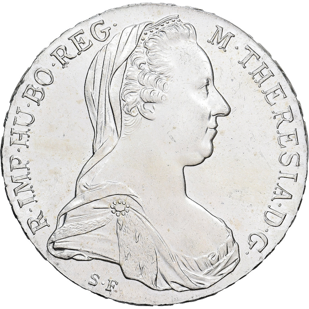 Autriche, Joseph II, Thaler, 1780, Refrappe, Argent, TTB, KM:T1