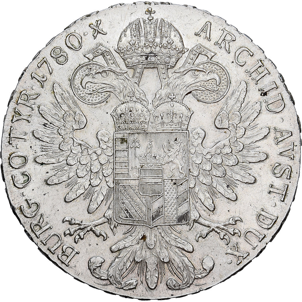 Autriche, Joseph II, Thaler, 1780, Refrappe, Argent, SUP, KM:T1