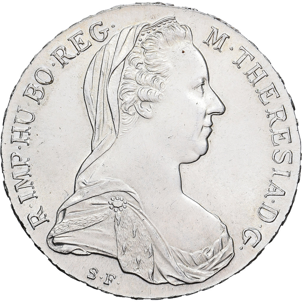 Autriche, Joseph II, Thaler, 1780, Refrappe, Argent, SUP, KM:T1