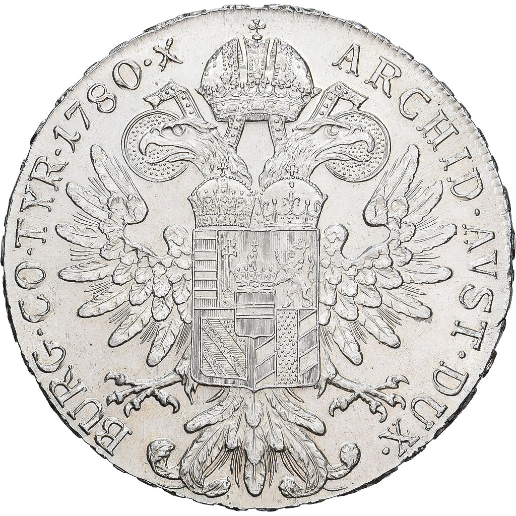 Autriche, Joseph II, Thaler, 1780, Refrappe, Argent, SUP, KM:T1