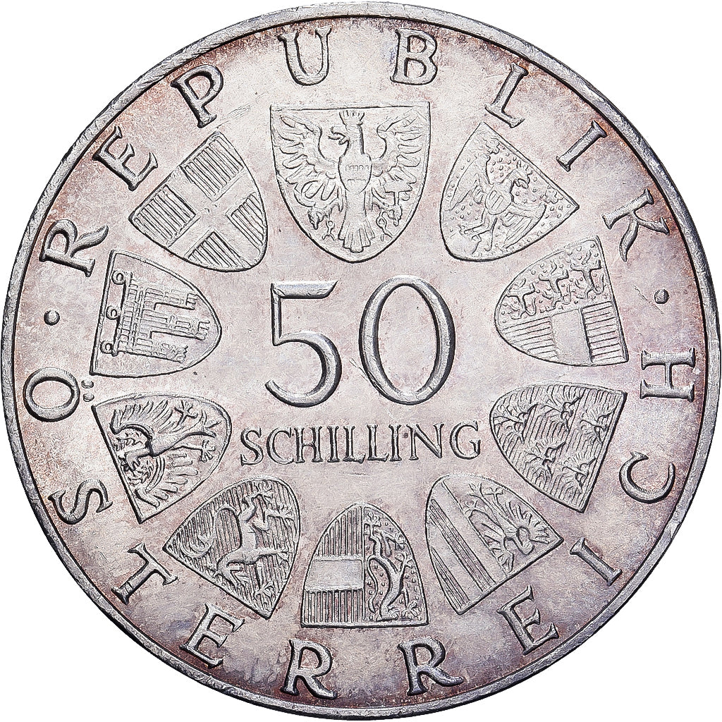 Austria, 50 Schilling, 1970, Argento, SPL-, KM:2909