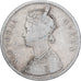 Britisch-Indien, Victoria, Rupee, 1862, Bombay, Silber, SGE+, KM:473.1