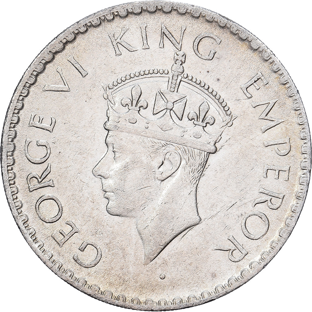 British India, George VI, Rupee, 1940, Mumbai, Silver, EF(40-45), KM:556