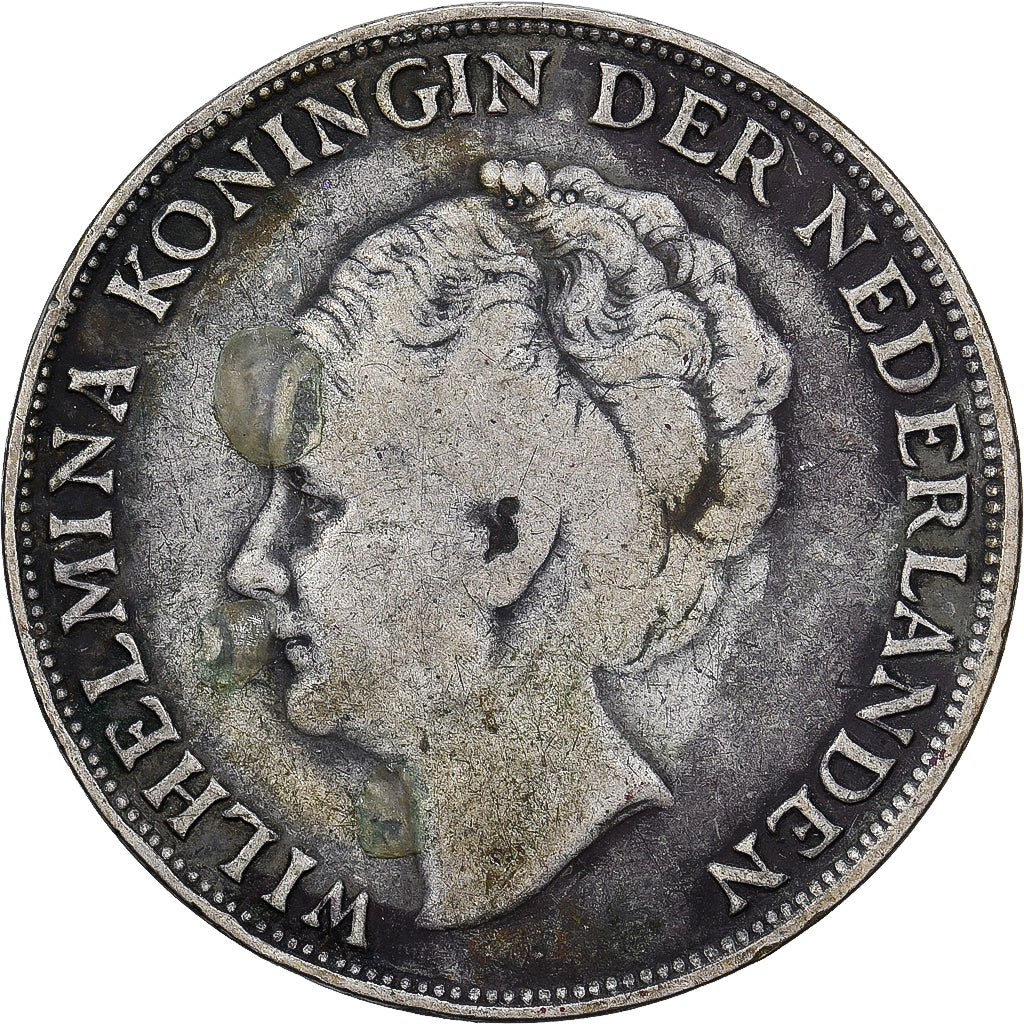 Curaçao, Gulden, 1944, Silver, F(12-15), KM:45