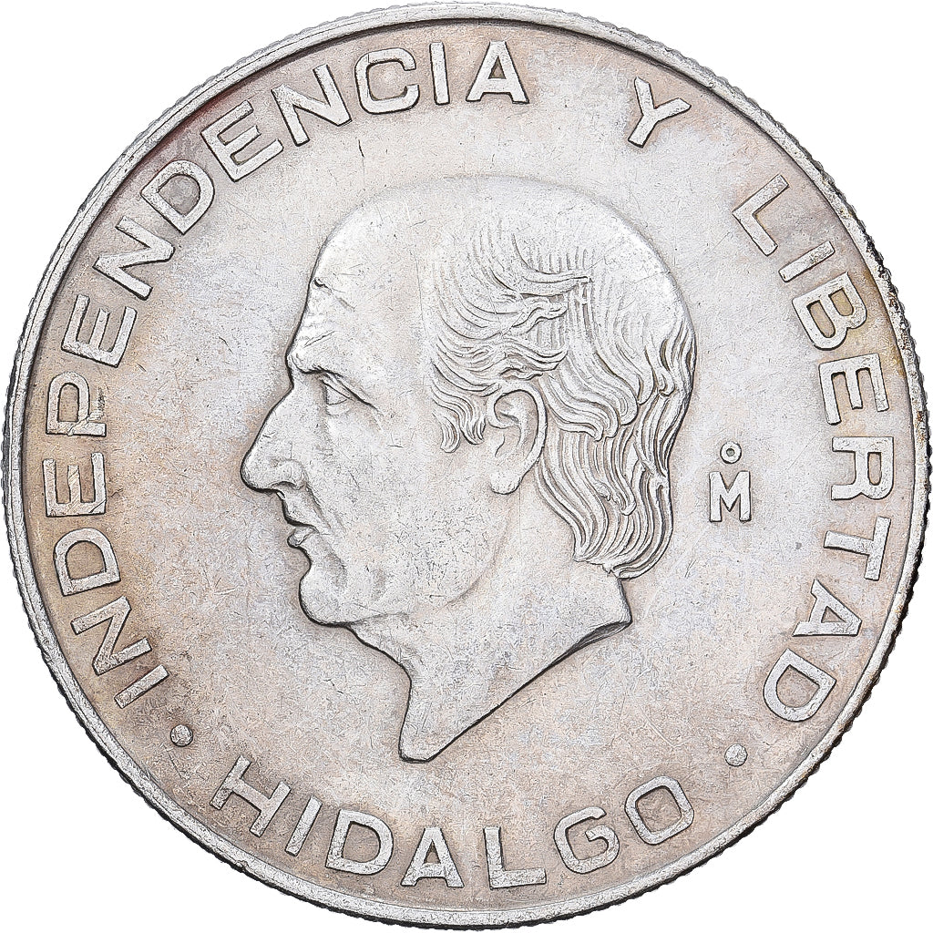 Mexique, 5 Pesos, 1956, Mexico City, Argent, TTB, KM:469