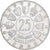 moneda, Austria, 25 Schilling, 1957, MBC, Plata, KM:2883