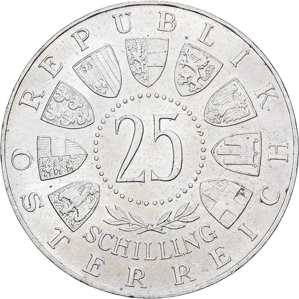 Autriche, 25 Schilling, 1958, Argent, TTB, KM:2884