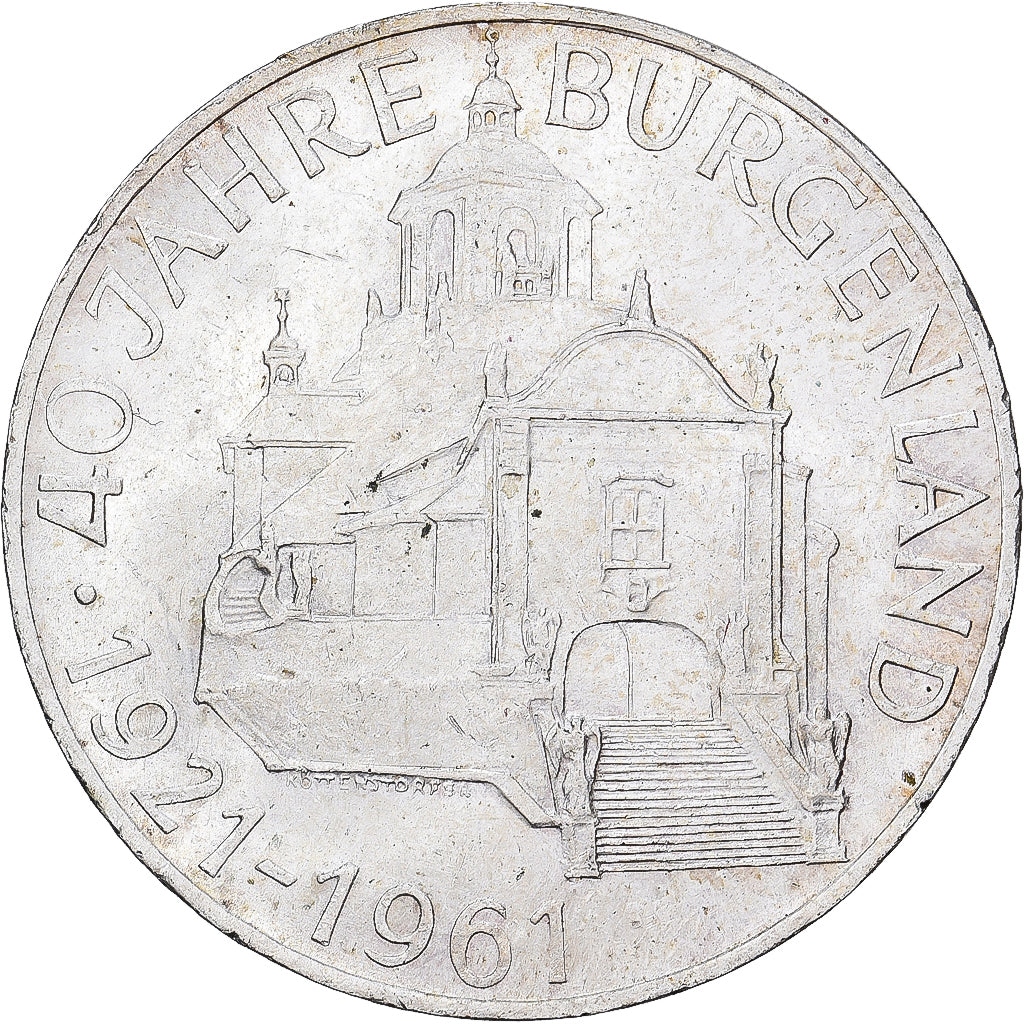Austria, 25 Schilling, 1961, Silver, AU(55-58), KM:2891