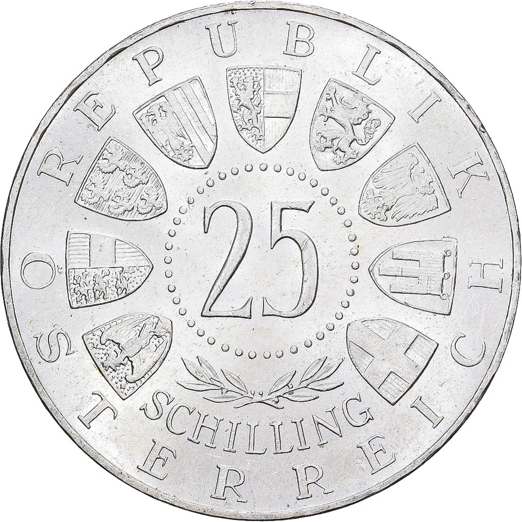Austria, 25 Schilling, 1962, Silver, MS(60-62), KM:2892