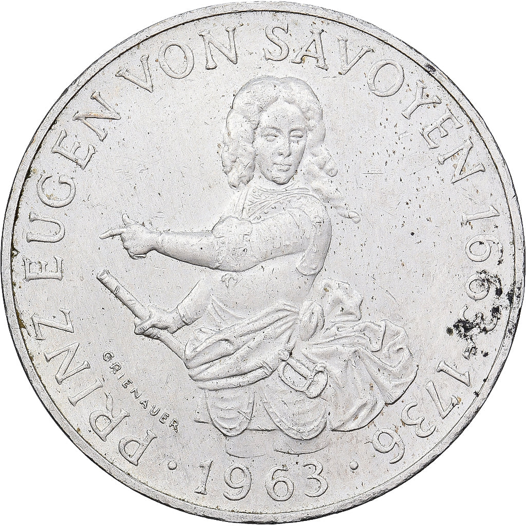 Österreich, 25 Schilling, 1963, Silber, SS+, KM:2893