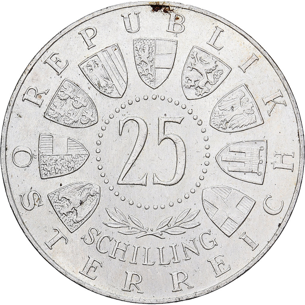 Österreich, 25 Schilling, 1963, Silber, SS+, KM:2893