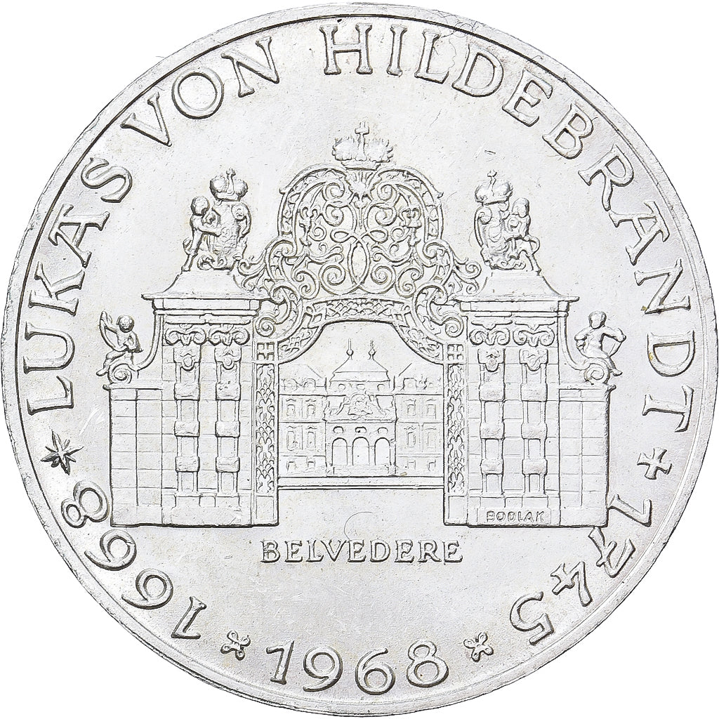 Oostenrijk, 25 Schilling, 1968, Zilver, UNC-, KM:2903