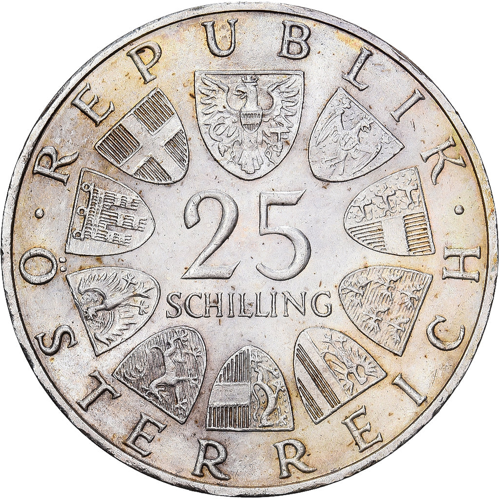 Austria, 25 Schilling, 1971, Silver, AU(50-53), KM:2910