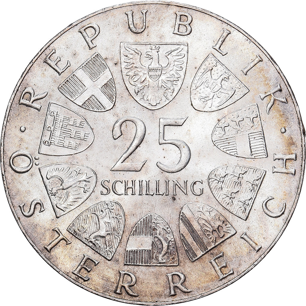 Autriche, 25 Schilling, Max Reinhardt, 1973, Vienne, Argent, SUP, KM:2915