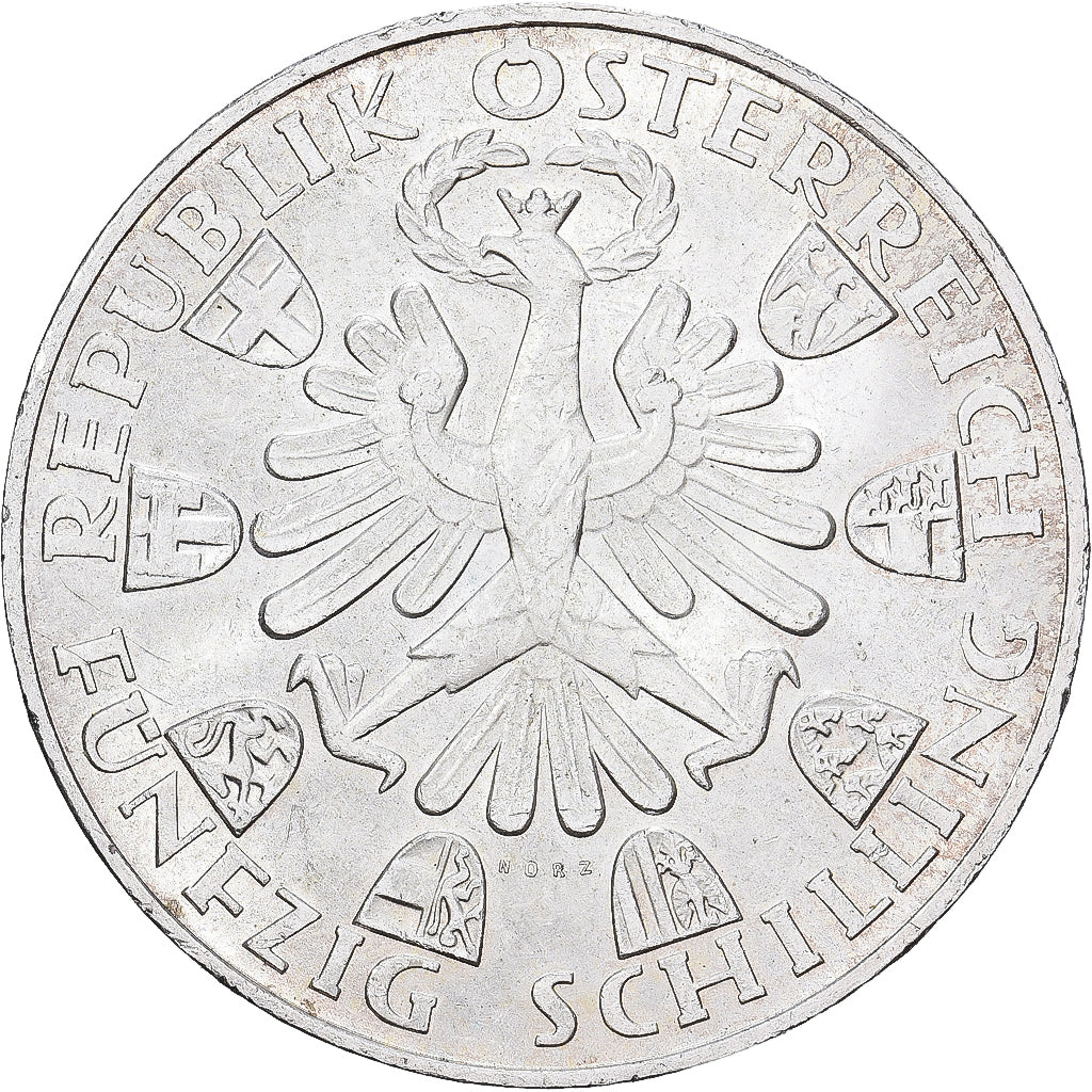 Autriche, 50 Schilling, 1959, Vienne, Argent, SUP, KM:2888