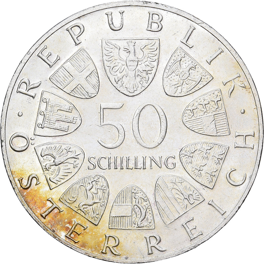 Austria, 50 Schilling, 1965, Silver, AU(50-53), KM:2898