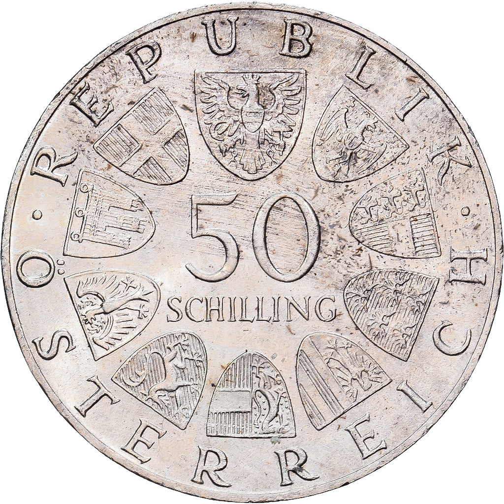 Austria, 50 Schilling, 1974, Vienna, Silver, AU(50-53), KM:2921