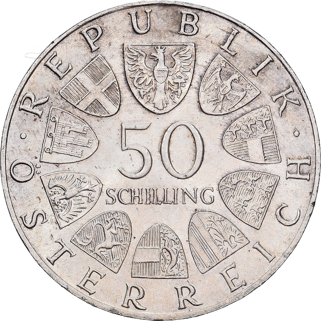 Austria, 50 Schilling, 1974, Vienna, Silver, AU(55-58), KM:2921