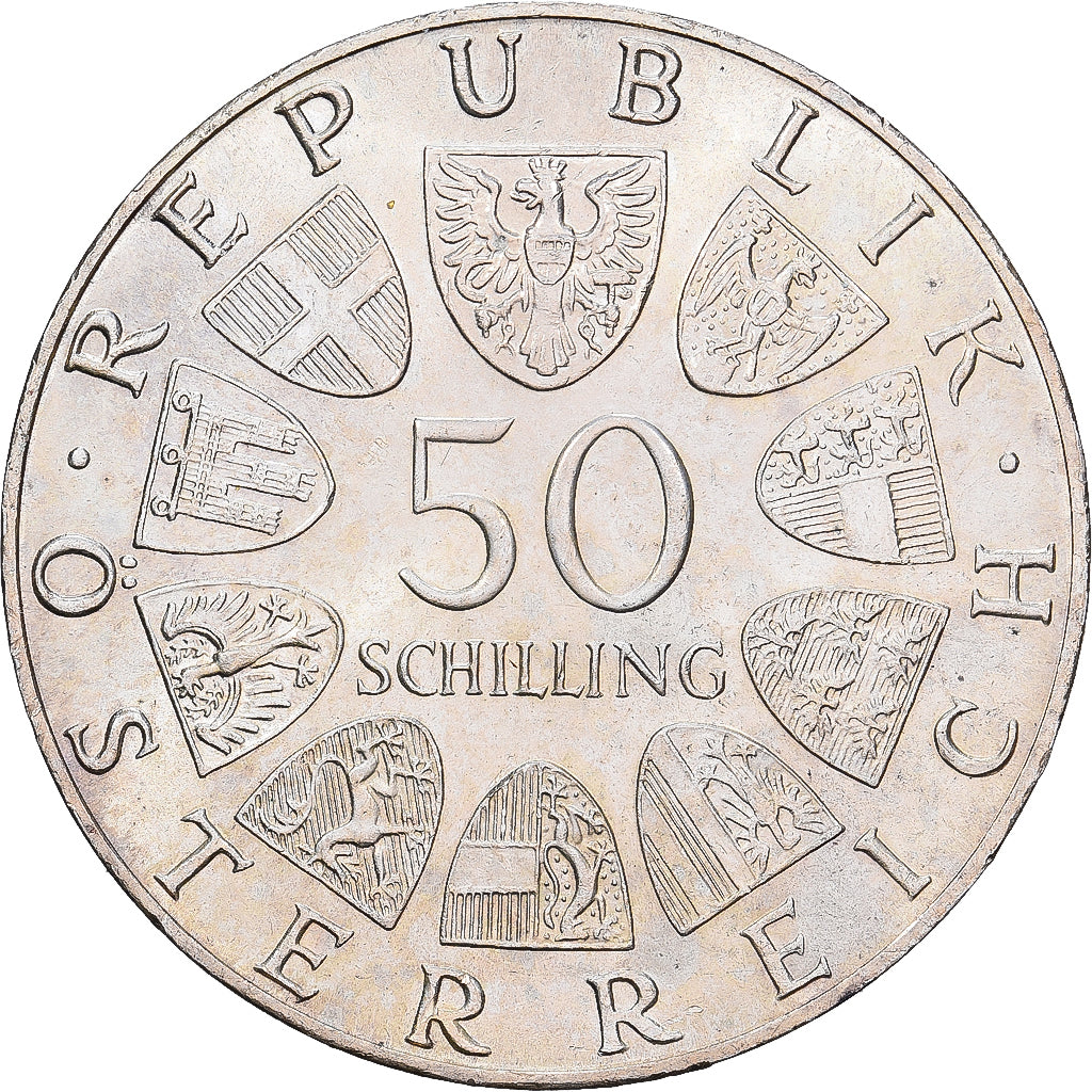 Austria, 50 Schilling, 1974, Vienna, Silver, MS(60-62), KM:2921