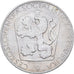 Checoslovaquia, 25 Korun, 1965, Plata, EBC, KM:59