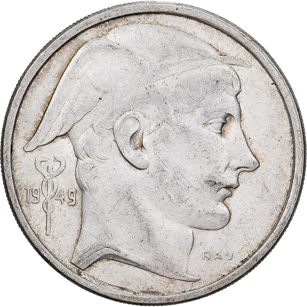 Bélgica, Régence Prince Charles, 50 Francs, Mercure, 1949, Brussels, Plata