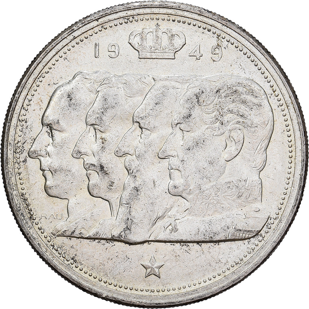 Belgique, 100 Francs, 100 Frank, 1949, Argent, TTB+, KM:139.1