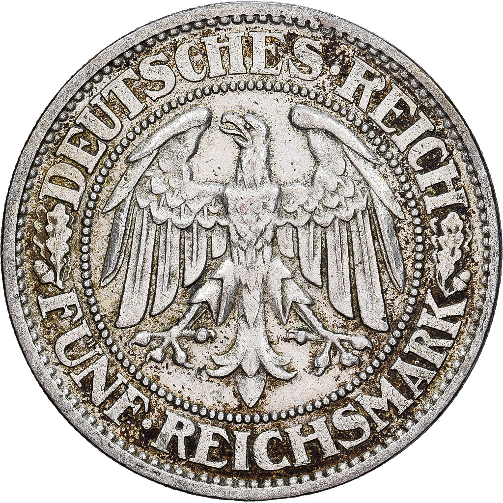 Deutschland, Weimarer Republik, 5 Mark, 1932, Berlin, Silber, SS+