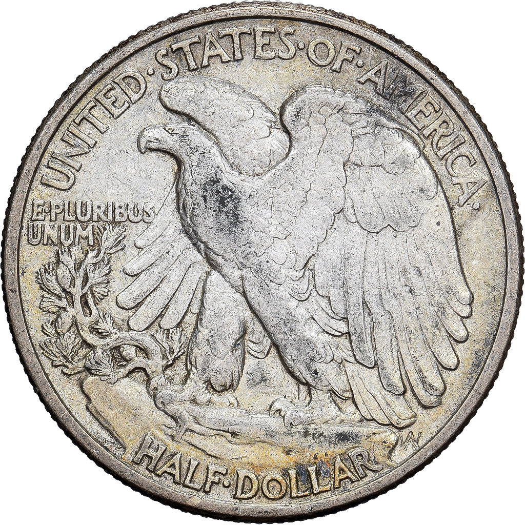Estados Unidos, Half Dollar, Walking Liberty Half Dollar, 1942, Philadelphia