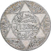 Marrocos, Abdelaziz, 5 Dirhams, AH 1320 (1903), Berlin, Prata, EF(40-45)
