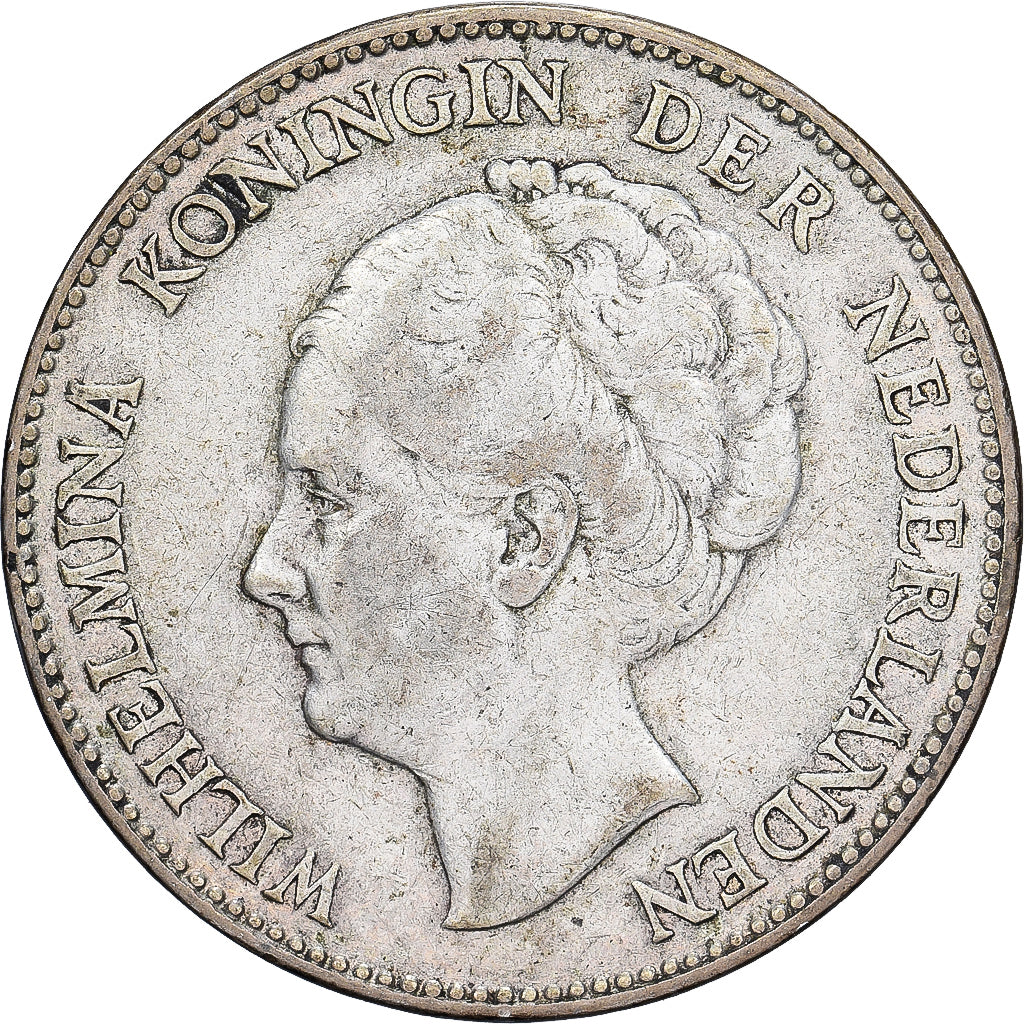 Netherlands, Wilhelmina I, Gulden, 1931, Utrecht, Silver, VF(30-35), KM:161.1